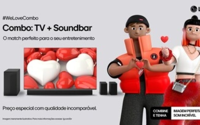 Combos com Smart TVs e Soundbars LG montam um cinema em casa
