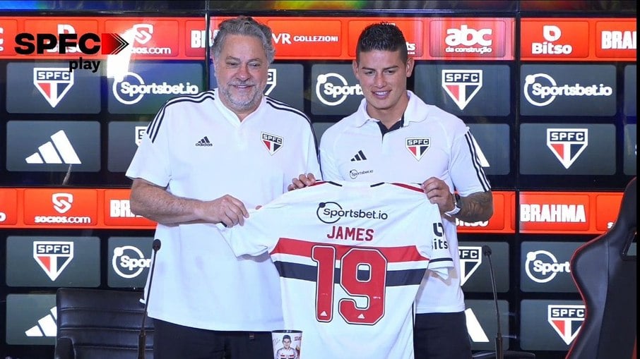 James Rodríguez, novo reforço do São Paulo.