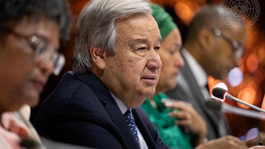 O Secretário-geral da ONU, António Guterres