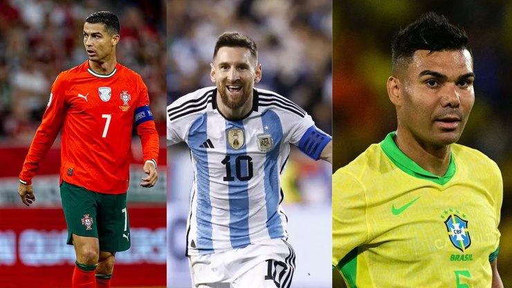 Última Copa? CR7, Messi e mais craques podem se despedir em 2026