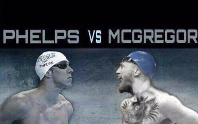 Michael Phelps publicou foto desafiando Conor McGregor