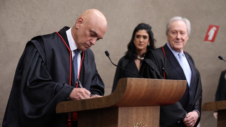 Cerimônia de posse do ministro Alexandre de Moraes como presidente do TSE