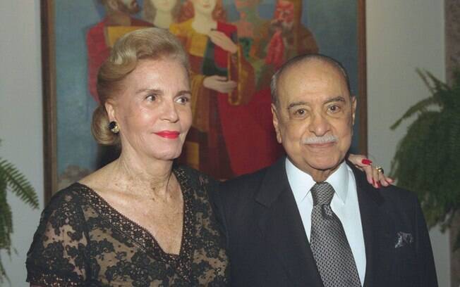 O fundador da Rede Globo, Roberto Marinho, foi o alvo da sátira exibida por Silvio Santos