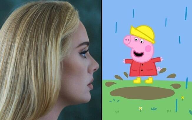 Adele se “desculpa” com personagem Peppa Pig durante entrevista a rádio