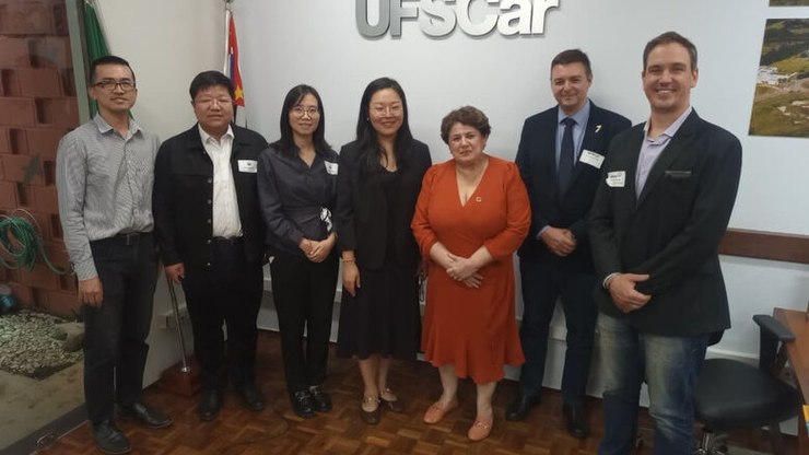 Delegação da Universidade de Energia Elétrica do Norte da China visita UFSCar