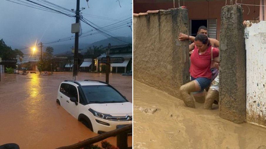 São Sebastião foi a cidade mais atingida pelas chuvas no litoral de São Paulo