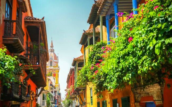 A cidade de Cartagena, na Colômbia, está entre os destinos de cruzeiros pelo mundo