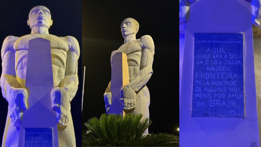 A estátua Bernardão virou o principal cartão-postal de Fronteira (MG) e atrai turistas de várias regiões do Brasil A estátua Bernardão virou o principal cartão-postal de Fronteira (MG) e atrai turistas de várias regiões do Brasil
