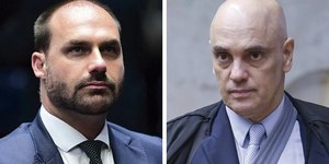 Moraes mantém julgamento de Eduardo Bolsonaro nesta terça (16)