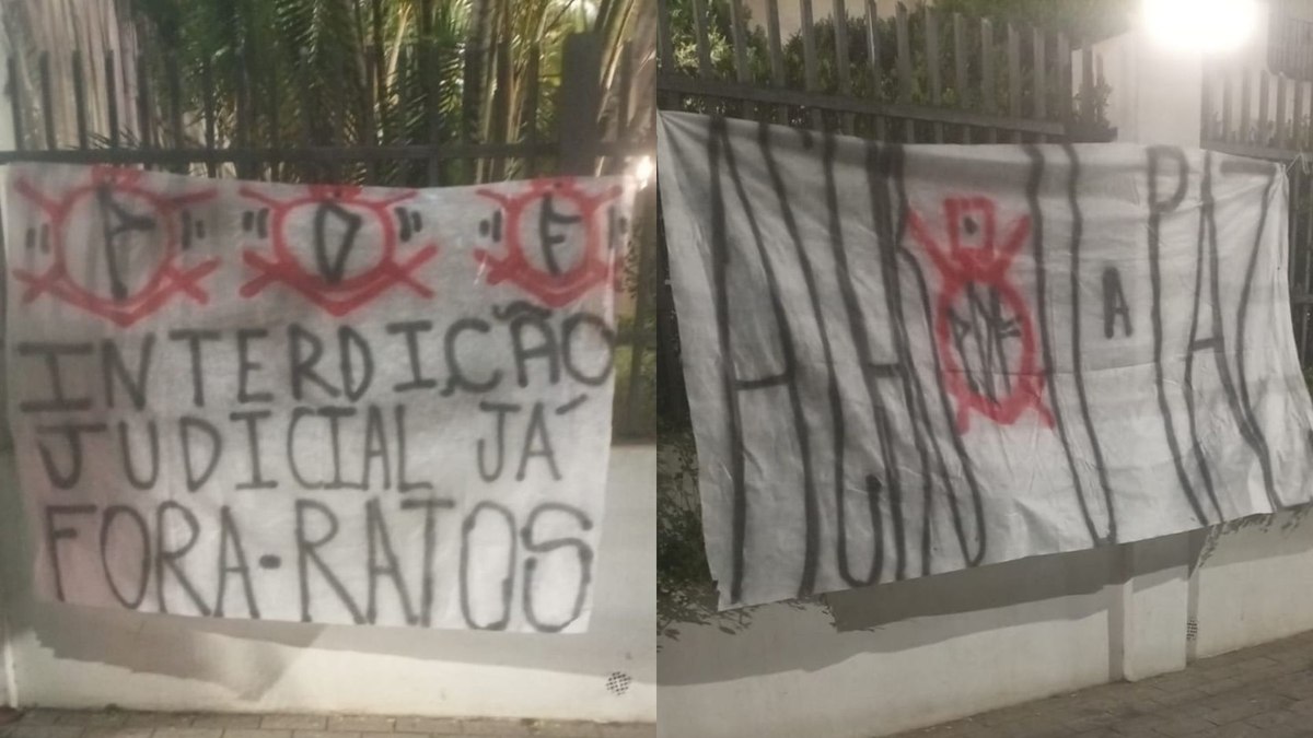 Casa de Stábile é alvo de protesto de torcedores do Corinthians
