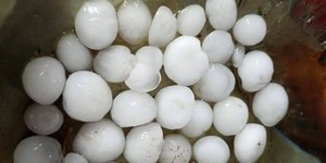 Granizo do tamanho de bola de golfe atinge cidades do RS