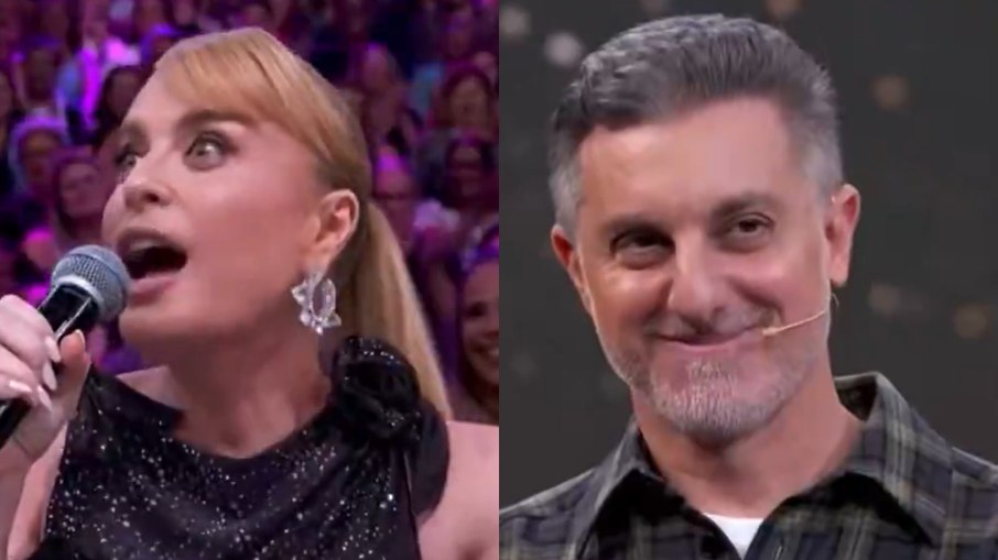 Angélica e Luciano Huck no Domingão