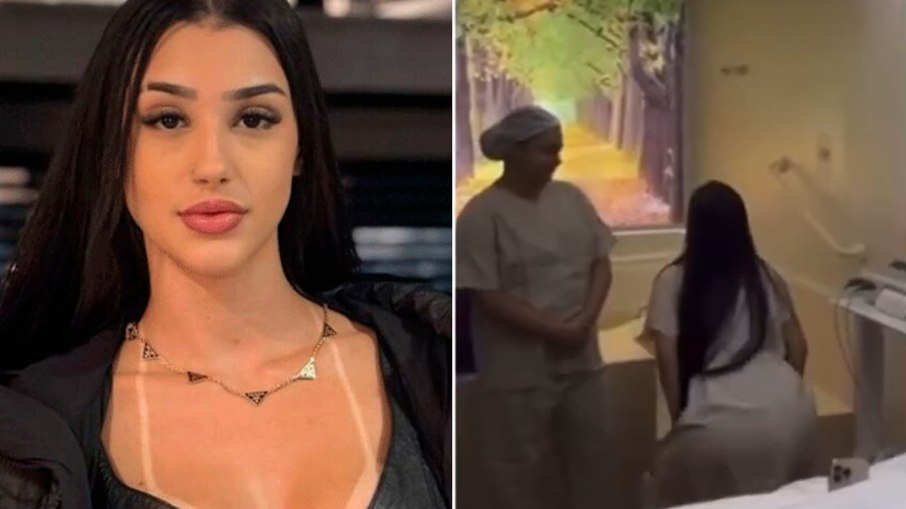 Bia Miranda dança funk no hospital com 7cm de dilatação e viraliza Bia Miranda dança funk no hospital com 7cm de dilatação e viraliza