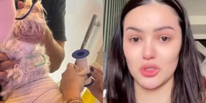 Ex-BBB Eslô Marques fica em prantos após cachorro ser atacado