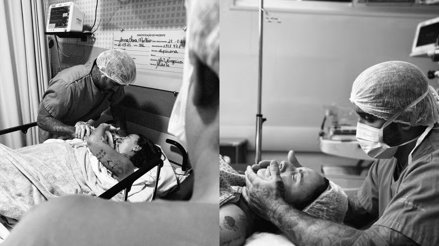 Clara Maia passa por parto emergencial Clara Maia passa por parto emergencial
