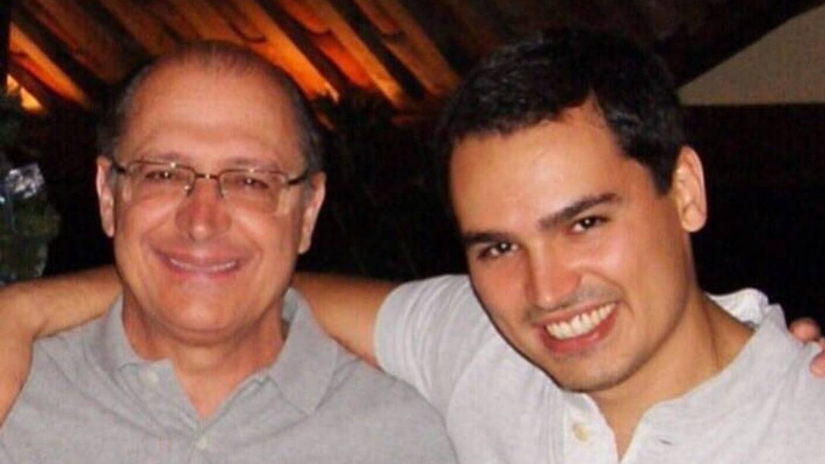 Geraldo Alckmin e o filho caçula, Thomaz Alckmin