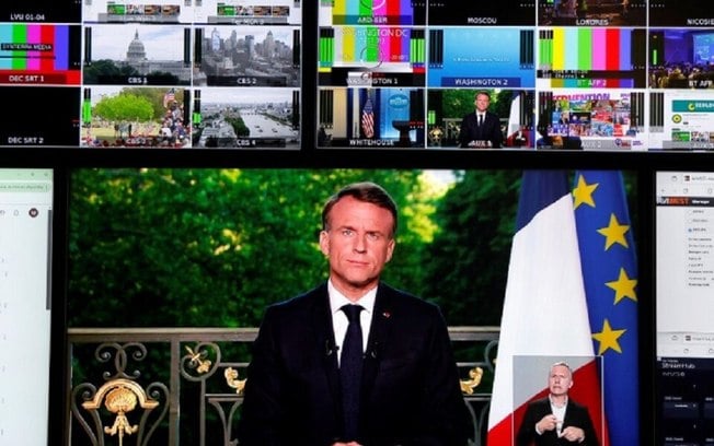 Macron convoca eleições legislativas, após reconhecer derrota nas eleições