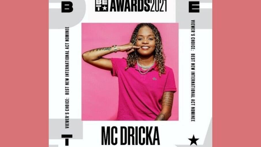 Mc Dricka foi indicada a prêmio no BET Awards
