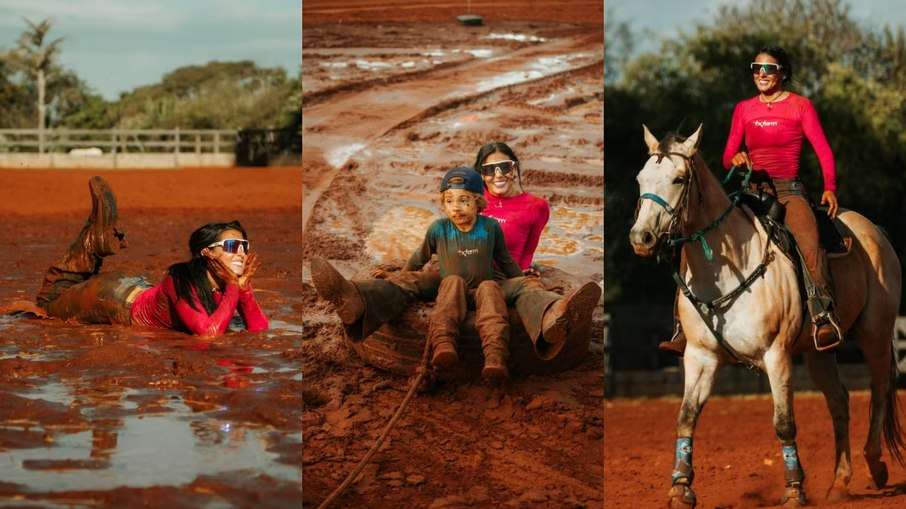Ana Castela se diverte com família e amigos