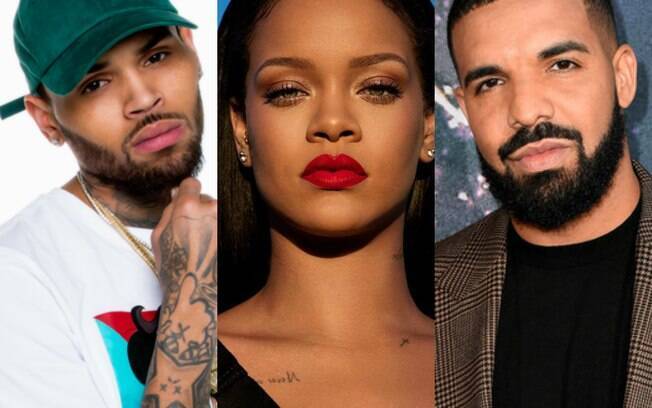 Chris Brown%2C Rihanna e Drake