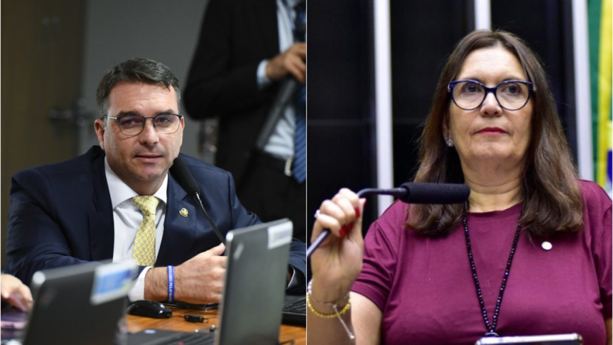 Senador Flávio Bolsonaro (PL-RJ) e a deputada federal Bia Kicis (PL-DF) terão que pagar multa por fake news contra Lula nas eleições