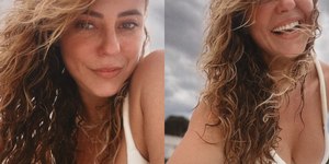 De biquíni, Paolla Oliveira curte dia de sol na Itália