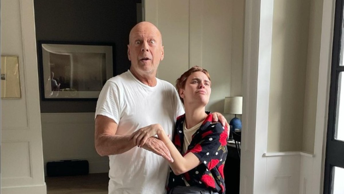 Tallulah Willis com o Bruce