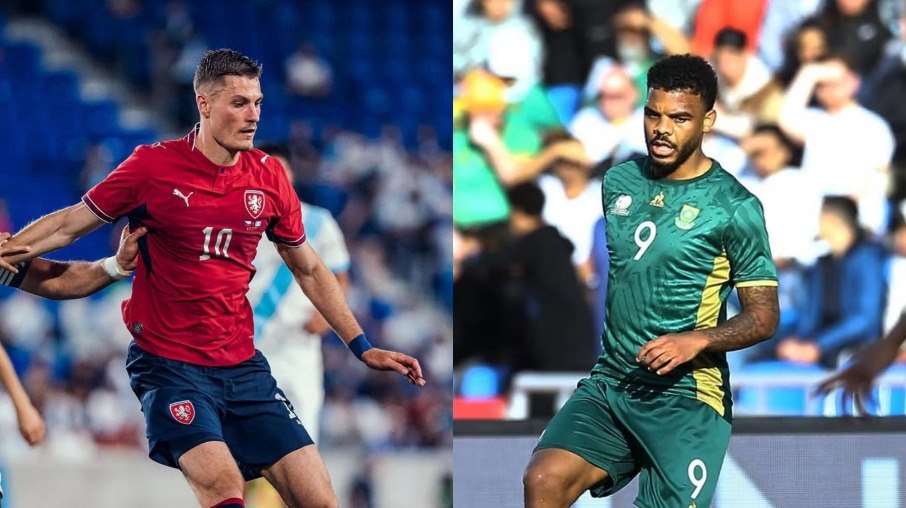 Schick e Foster são esperança de gol de República Tcheca e África do Sul Schick e Foster são esperança de gol de República Tcheca e África do Sul
