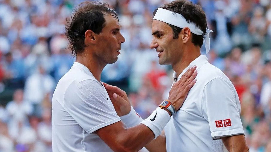 Rafael Nadal se tornou um dos maiores rivais de Roger Federer