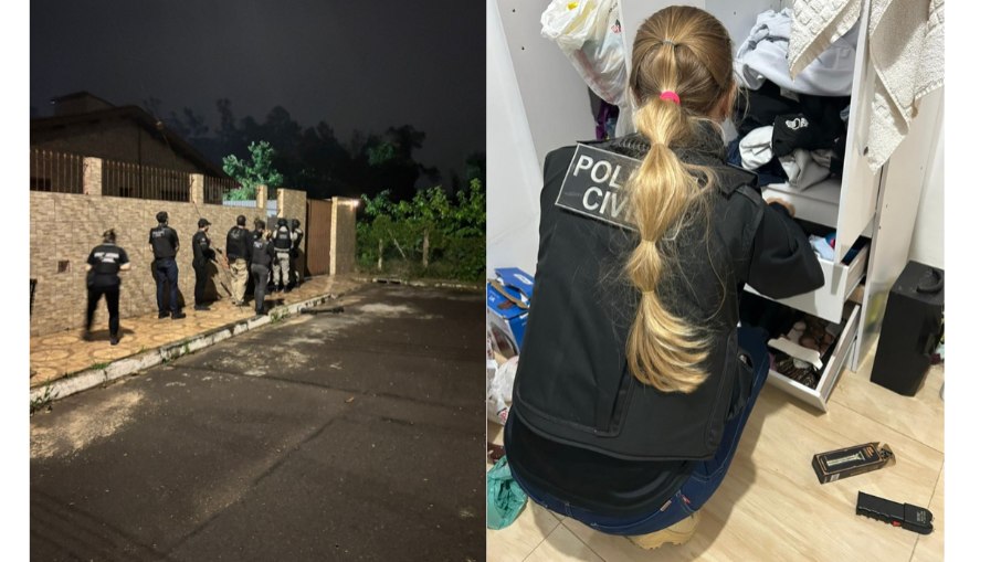 Polícia Civil realizou ações simultâneas em dois condomínios no RS Polícia Civil realizou ações simultâneas em dois condomínios no RS