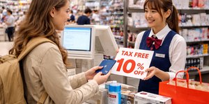 No Japão você recebe 10% de desconto no ato da compra