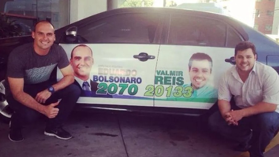 Eduardo Bolsonaro e Valmir Reis