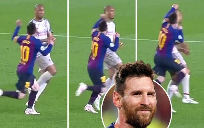 Messi teria agredido Fabinho no primeiro jogo entre Barcelona e Liverpool, na Champions