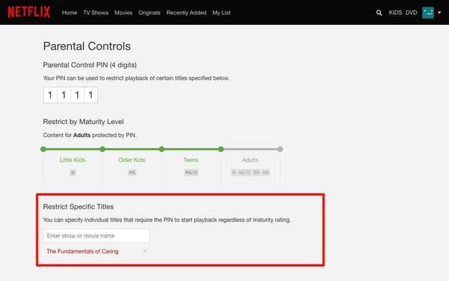 Netflix permitirá que pais especifiquem quais títulos serão bloqueados com uma senha de quatro dígitos