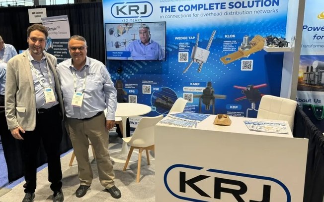 KRJ apresenta soluções para redes elétricas na IEEE PES T