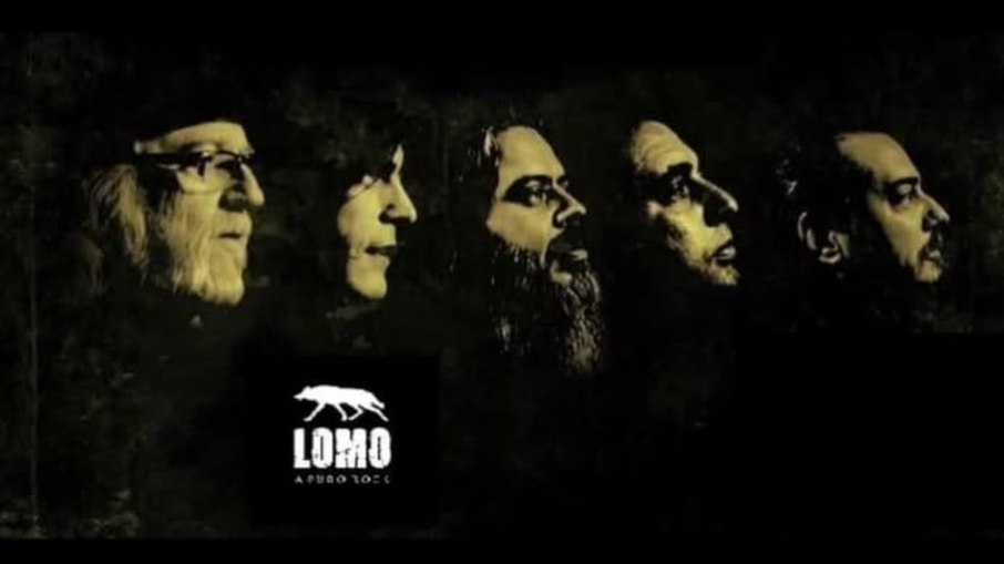 Os roqueiros da banda Lomo Plateado