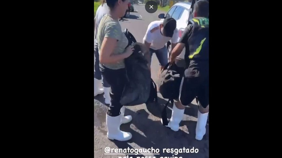 Renato Gaúcho é resgatado no RS