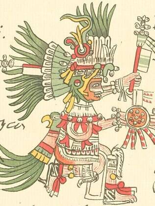 Estrutura da torre tem seis metros de diâmetro e estava no canto da capela de Huitzilopochtli, o deus asteca do sol e da guerra