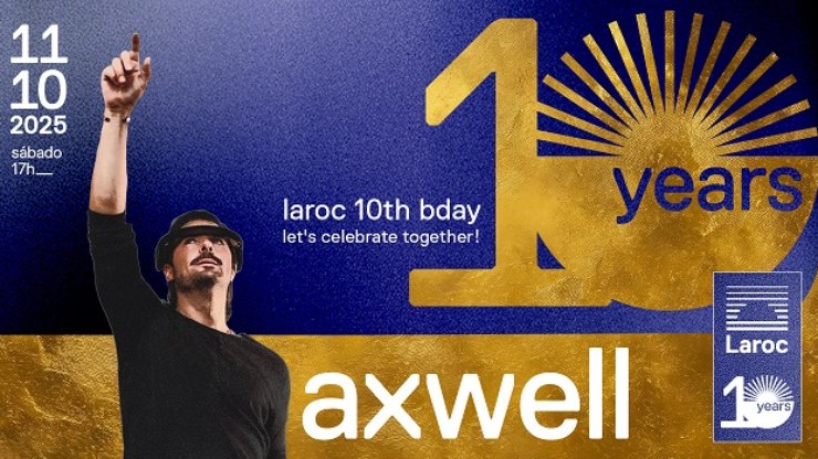 Axwell comanda celebração dos 10 anos do Laroc Club em outubro