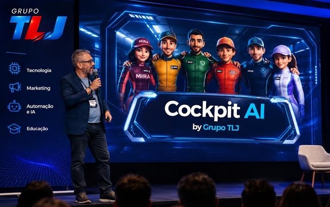 Grupo TLJ lança Cockpit AI, equipe de agentes de IA no CRM