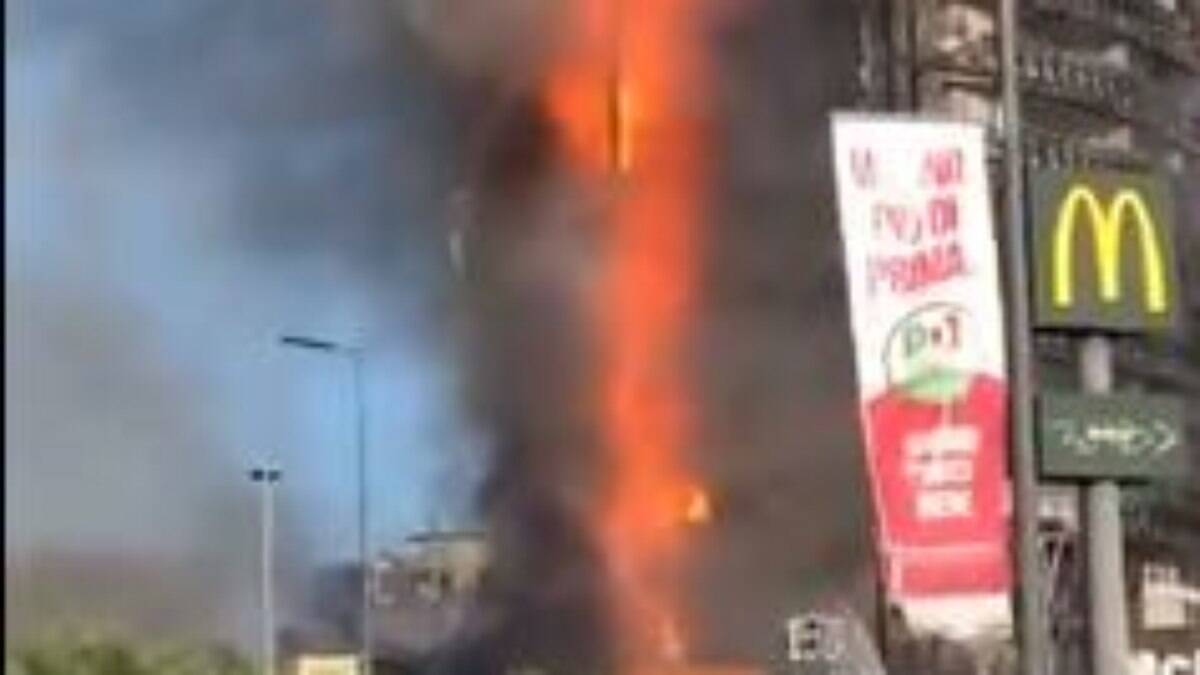 VIDEO: Huge fire engulfs 15-storey building in Milan |  Globalism