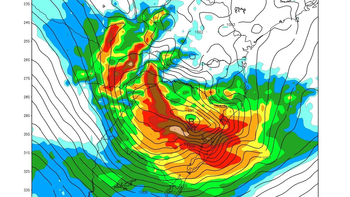 Modelos meteorológicos indicam a formação do fenômeno Modelos meteorológicos indicam a formação do fenômeno