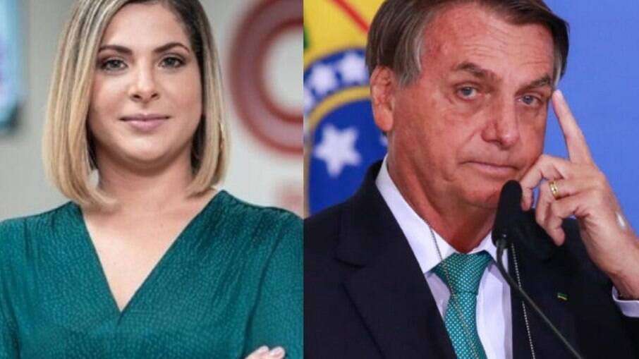 Daniela Lima e Bolsonaro