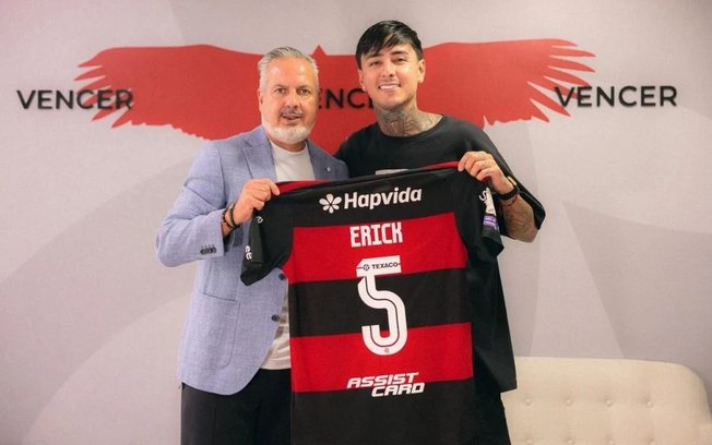 Erick Pulgar renovou o contrato com o Flamengo até o fim de 2029 Erick Pulgar renovou o contrato com o Flamengo até o fim de 2029