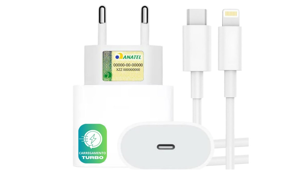 Carregador é homologado pela Anatel, conforme anúncio na Amazon Carregador é homologado pela Anatel, conforme anúncio na Amazon
