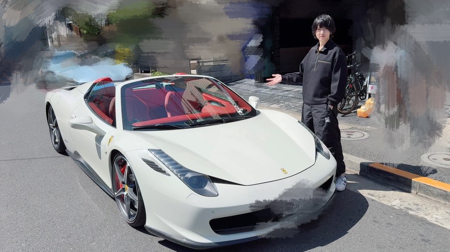 Ferrari 458 Spider queimada no Japão foi comprado usado Ferrari 458 Spider queimada no Japão foi comprado usado