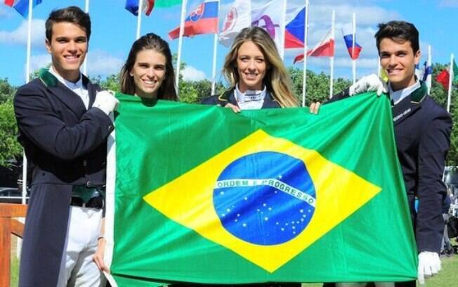 Irmãos do hipismo brasileiro: Luiza, Pedro, Thaísa e Manuel Tavares de Almeida