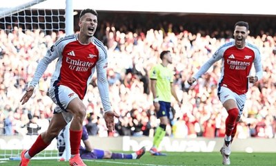 Martinelli volta a ser decisivo, e Arsenal vence Southampton de virada