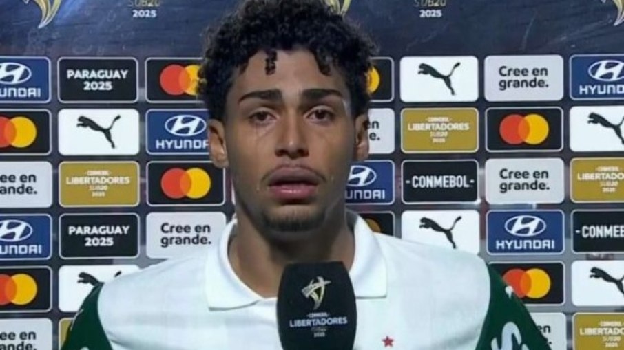 Palmeiras: Luighi sofre racismo no Paraguai e chora em entrevista Palmeiras: Luighi sofre racismo no Paraguai e chora em entrevista