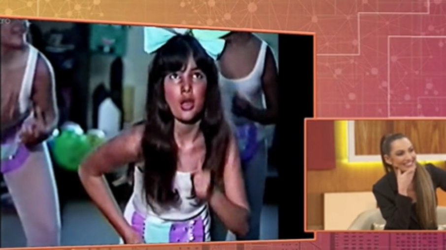 Encontro exibe vídeo de Patrícia Poeta quando criança dançando Xuxa